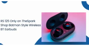 RS 125 Only on TheSpark Shop Batman Style Wireless BT Earbuds